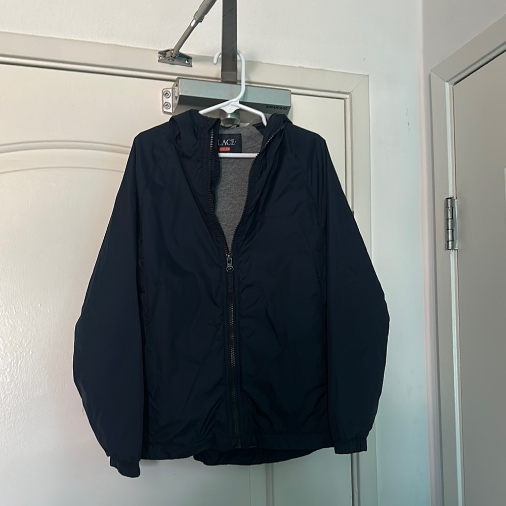 Children’s Place Navy Blue  Windbreaker Jacket Versatile Modern Design